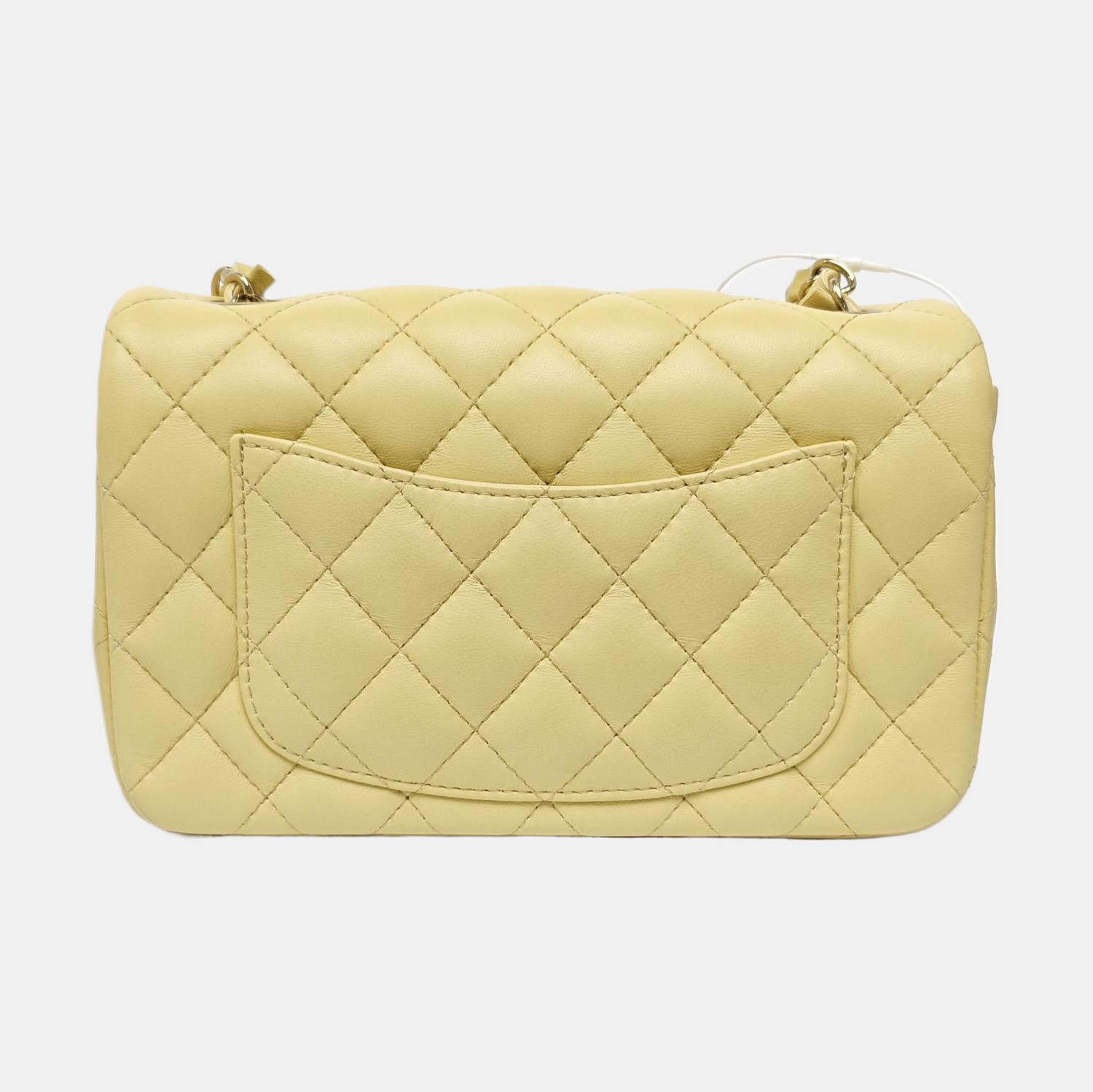 CLASSIC FLAP Mini Quilted Lambskin Yellow