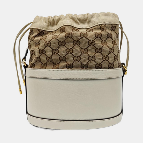 Horsebit 1955 Small Monogram Calfskin White