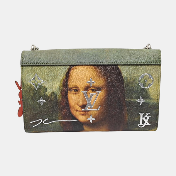 Coated Canvas Shoulder Bag Multicolor