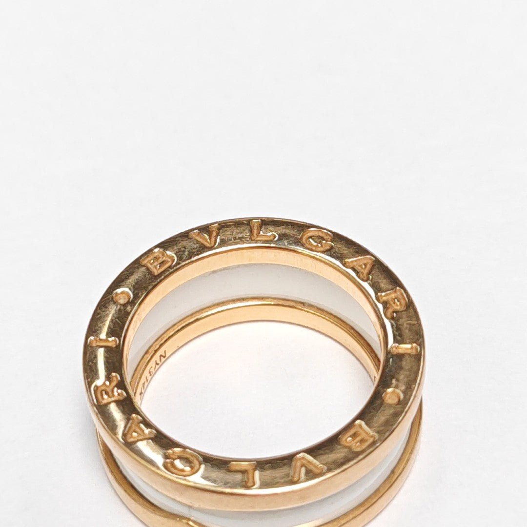 B.ZERO1 18k Rose Gold Ring EU 49