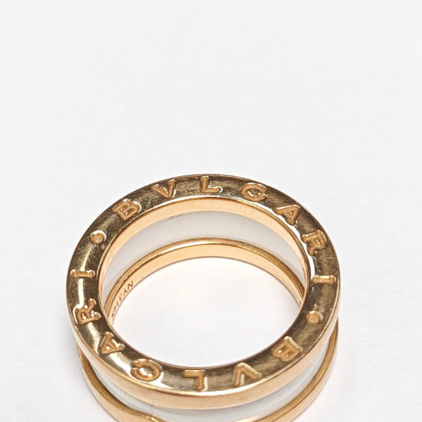 B.ZERO1 18k Rose Gold Ring EU 49