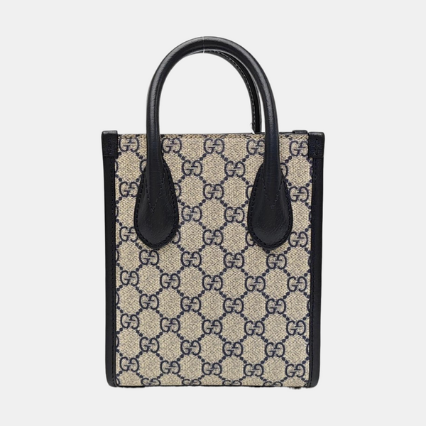 Retro Mini Monogram Coated Canvas Beige
