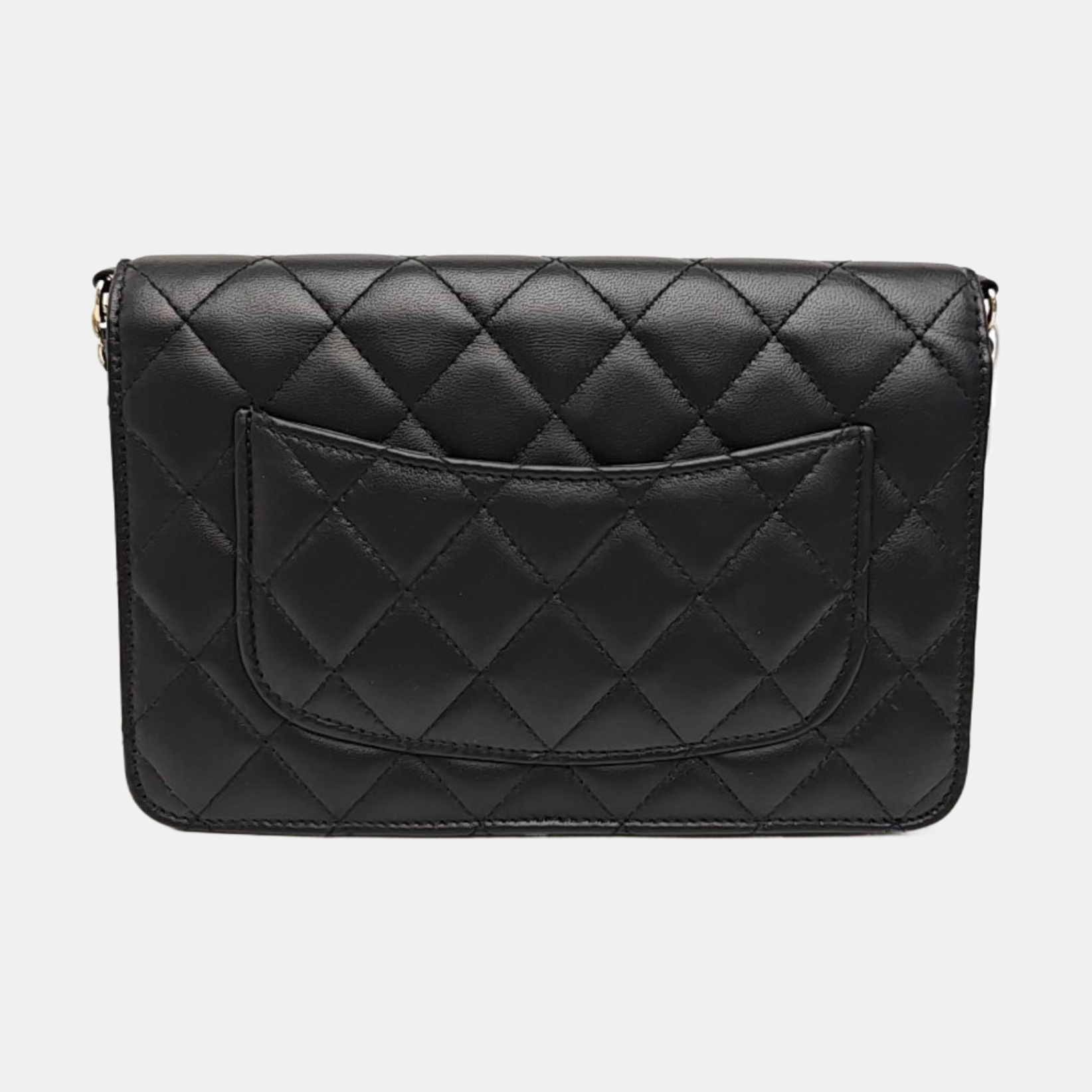 WOC Quilted Lambskin Black