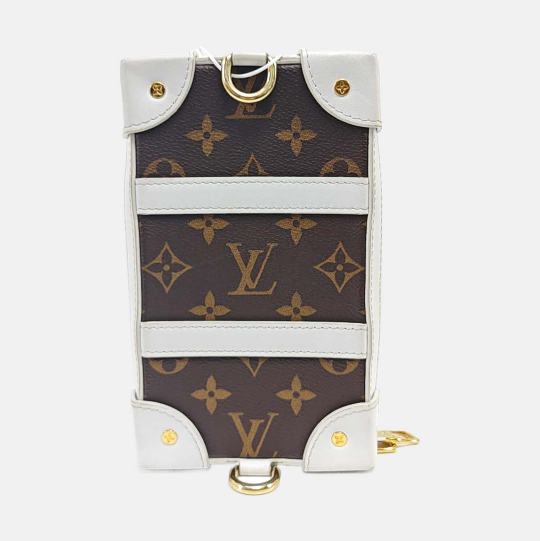 SOFT TRUNK Monogram Coated Canvas Brown