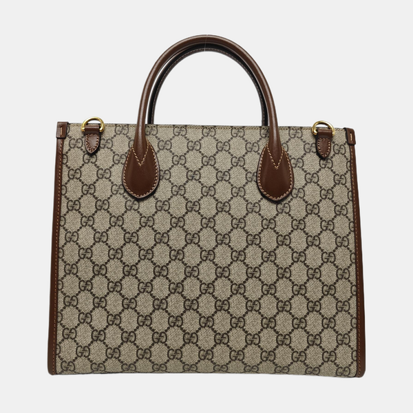 Retro Small Monogram Coated Canvas Brown