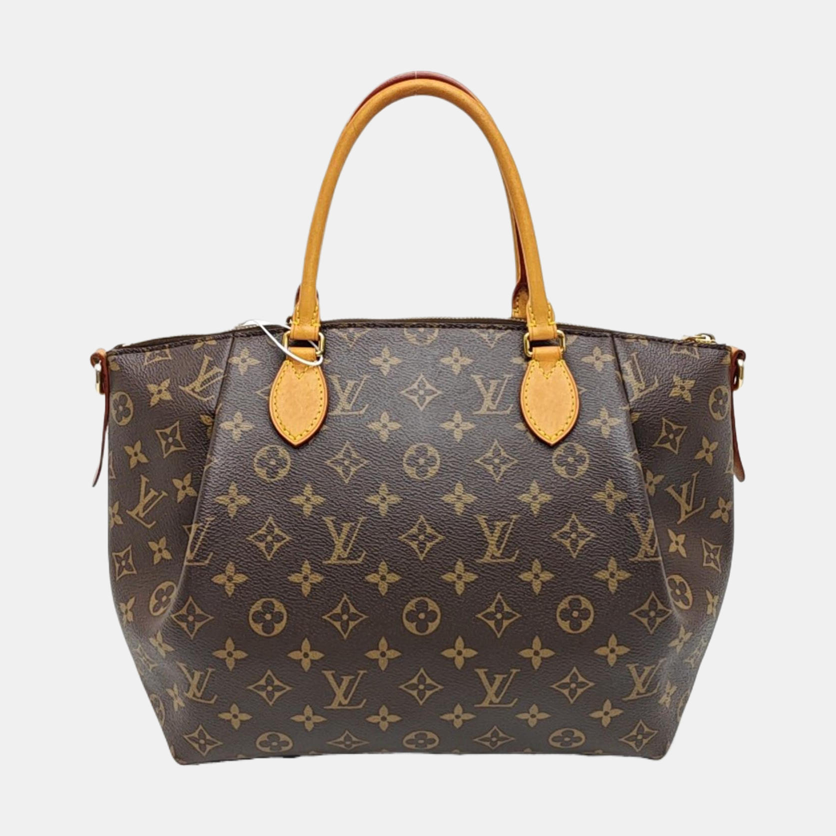 TURENNE PM Monogram Coated Canvas Brown