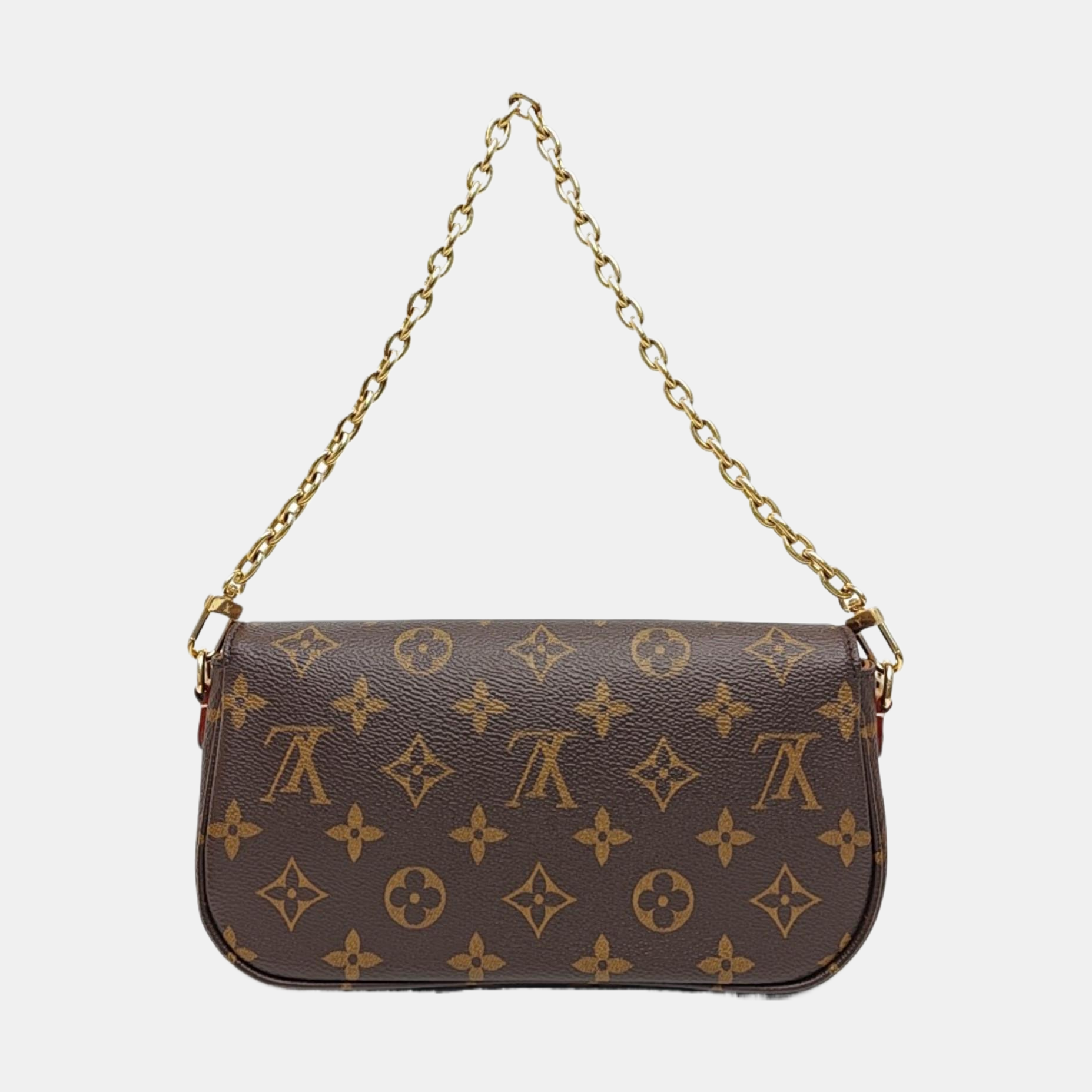 IVY Monogram Coated Canvas Brown