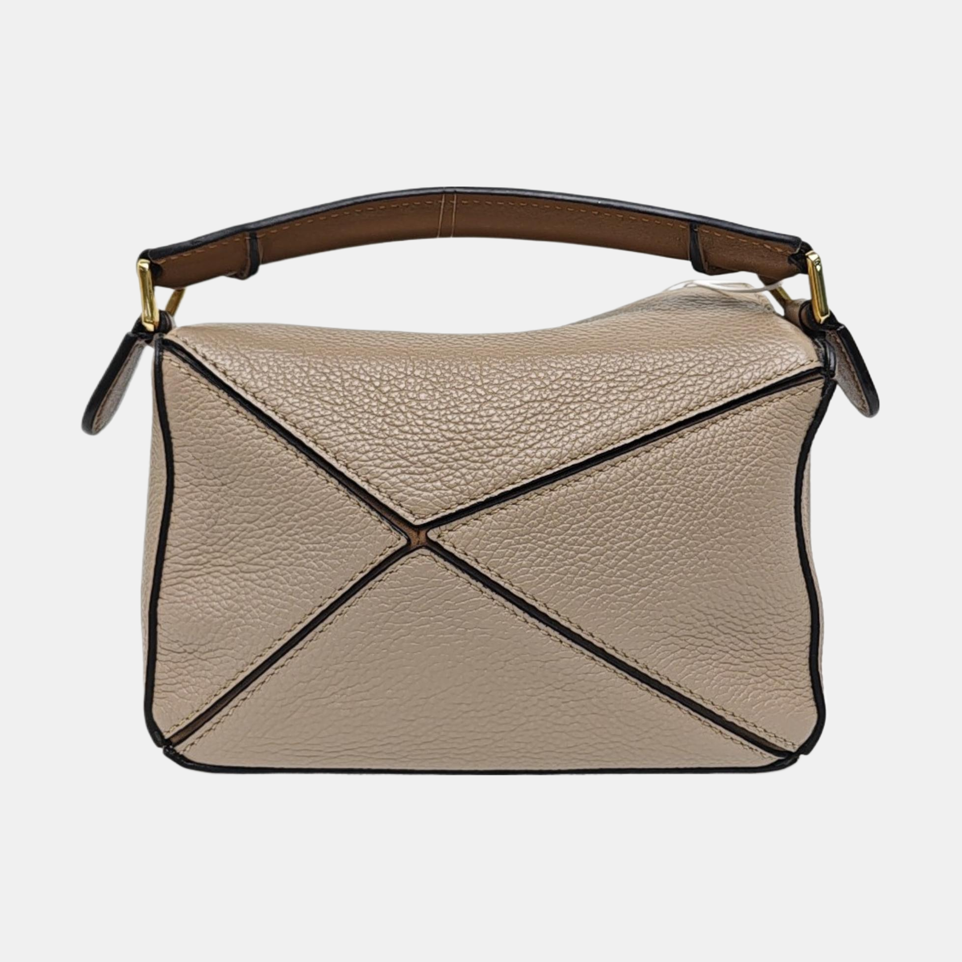 Puzzle Mini Calfskin Gray