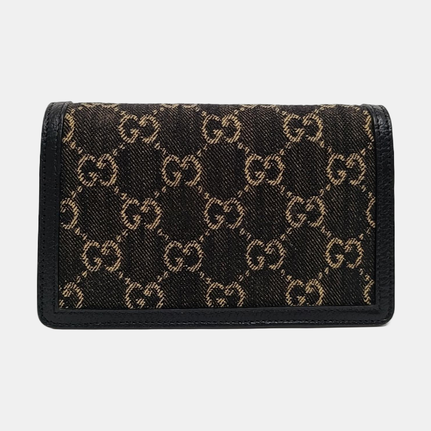 Authenticated pre-owned  Dionysus Super Mini Monogram Denim Black - Shoulder Bag at Looply