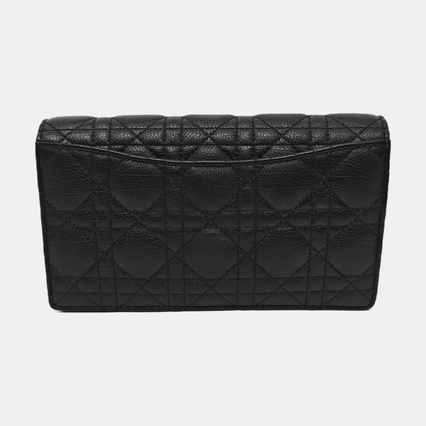 Dior Caro Small Cannage Calfskin Black