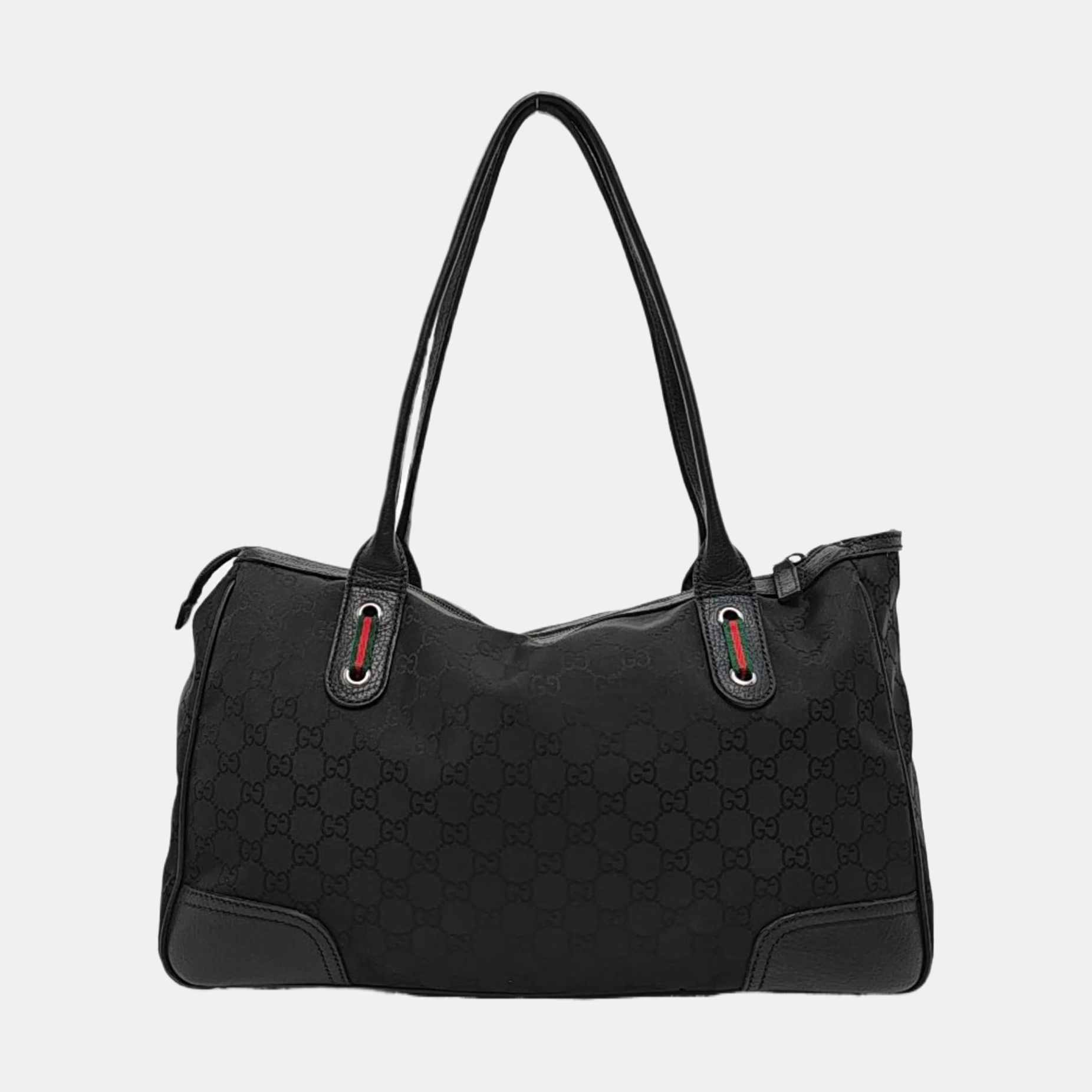 Monogram Canvas Top Handle Bag Black