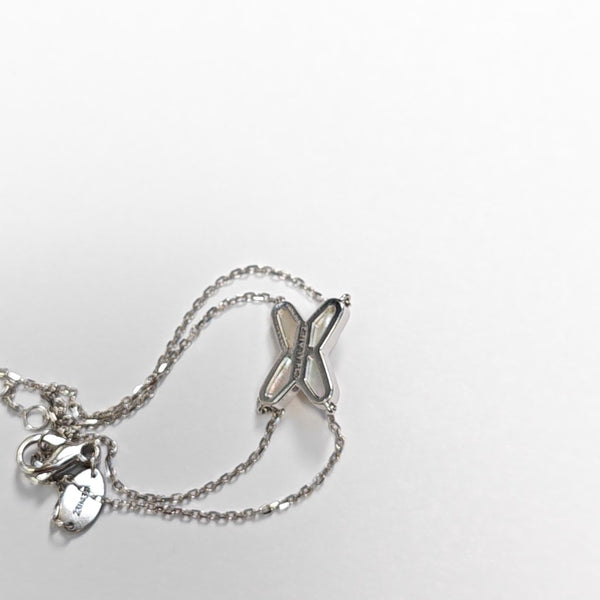 Jeux De Liens 18k White Gold Silver Bracelet
