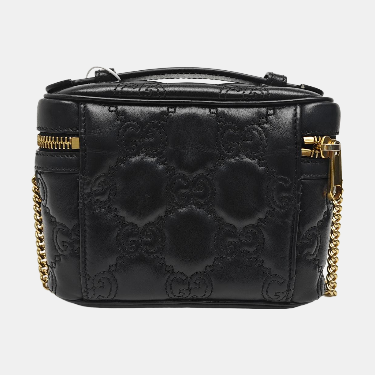 Monogram Calfskin Crossbody Bag Black