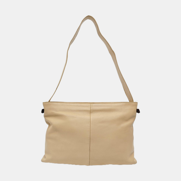 Lambskin Shoulder Bag Beige