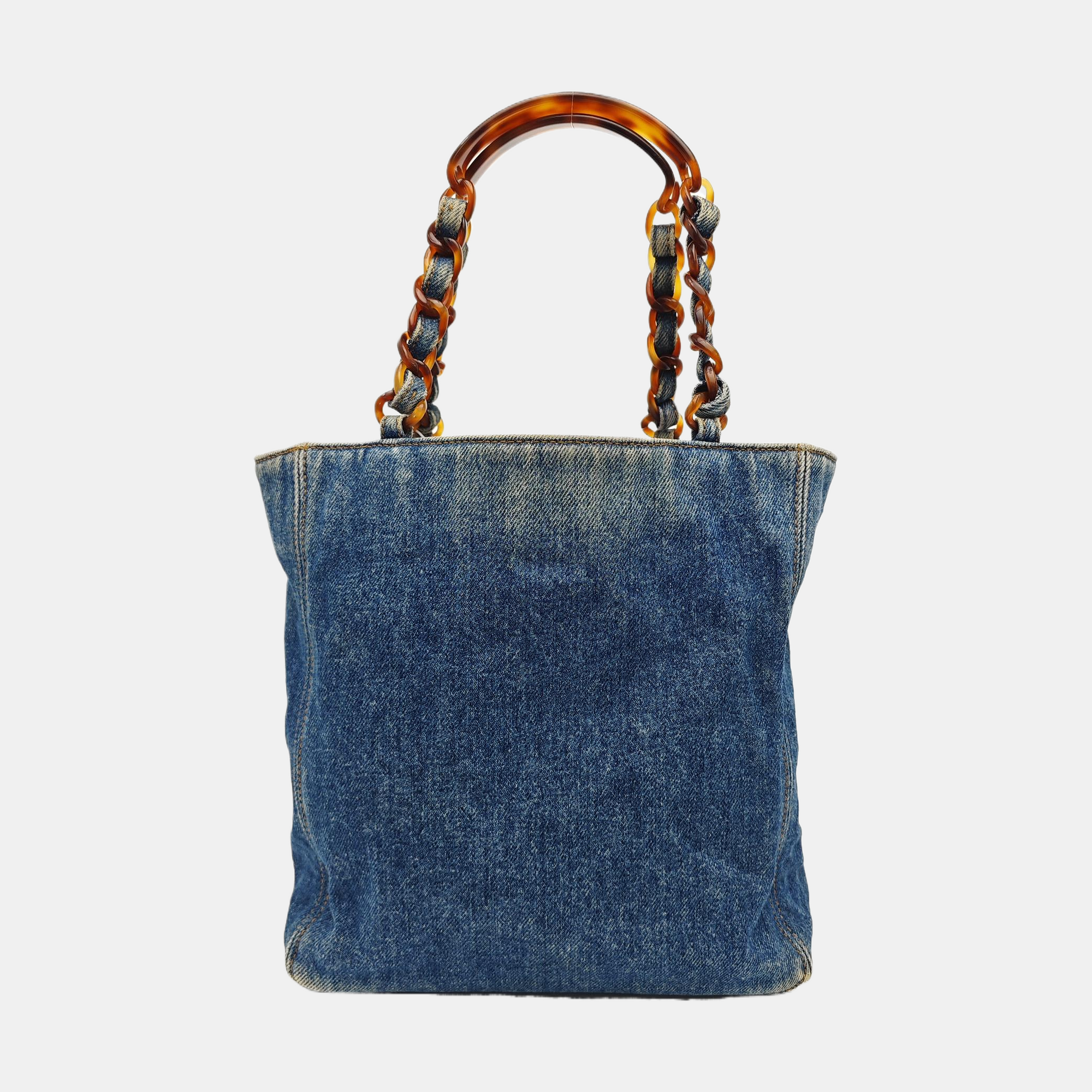 Denim Tote Bag Blue