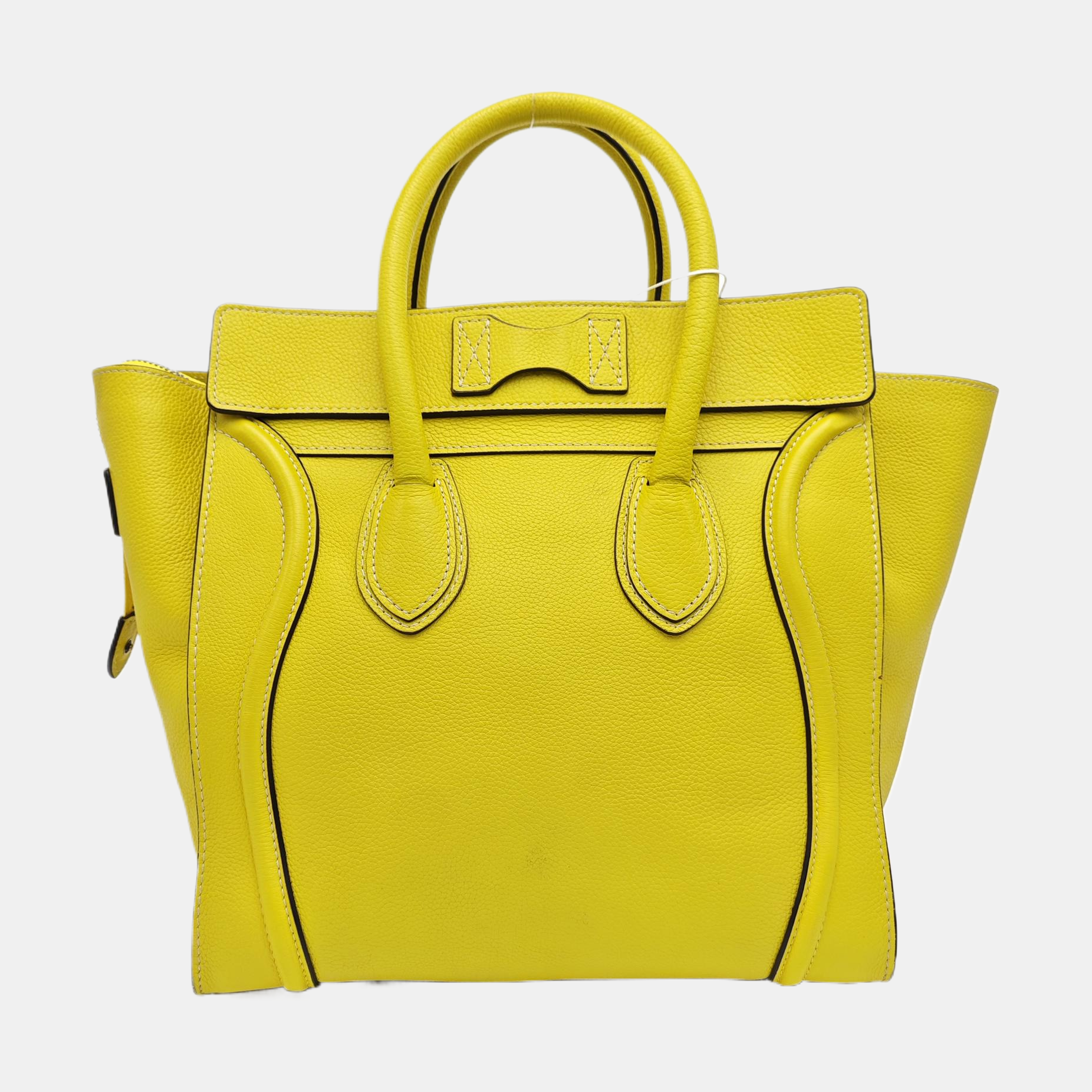 LUGGAGE Mini Calfskin Yellow
