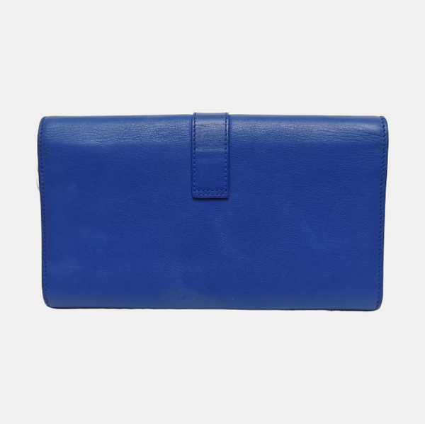 Calfskin Wallet Blue
