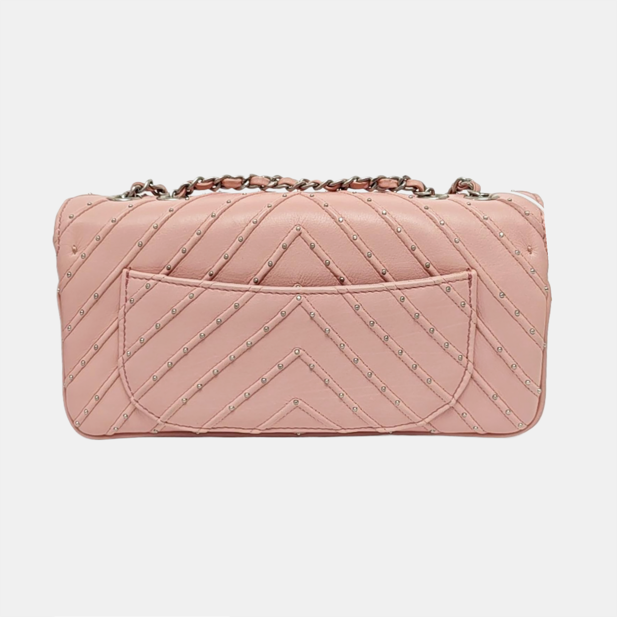Chevron Calfskin Pink