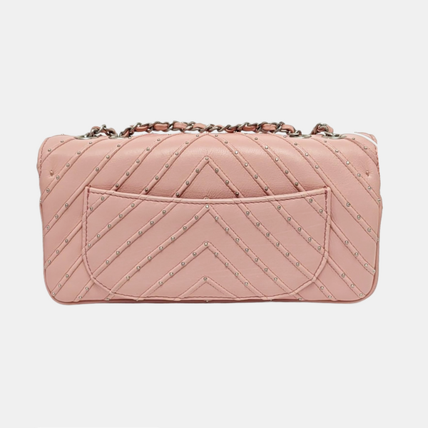 Chevron Calfskin Pink