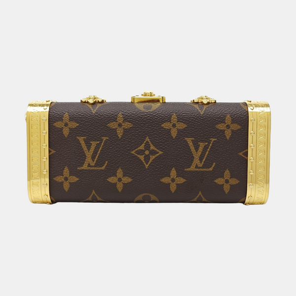 VANITY CASE Monogram Coated Canvas Brown