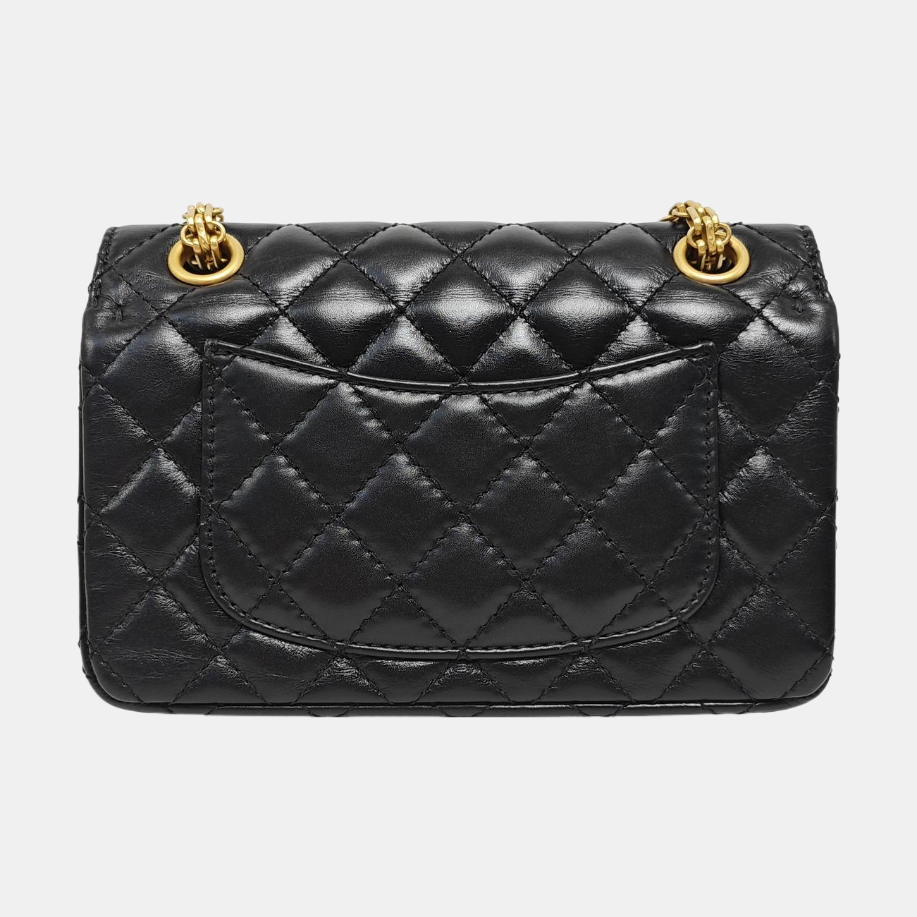 2.55 224 (mini) Quilted Vintage Calf Black