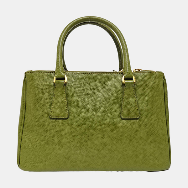 Galleria Small Saffiano Calfskin Green