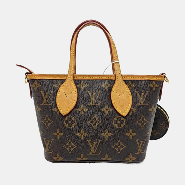 NEVERFULL BB Monogram Coated Canvas Brown