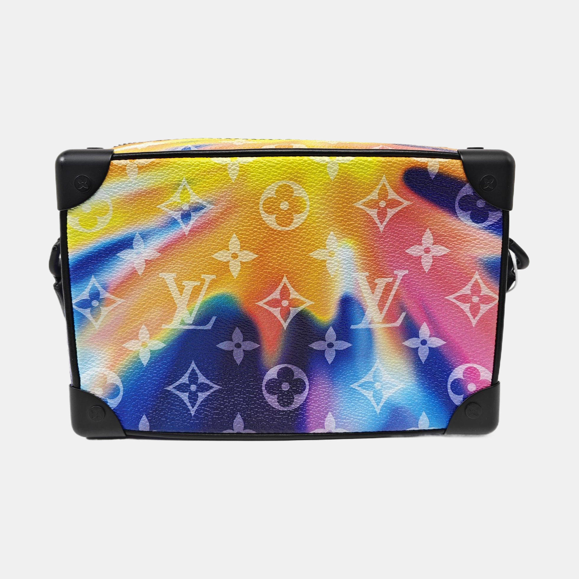 SOFT TRUNK Mini Monogram Coated Canvas Multicolor