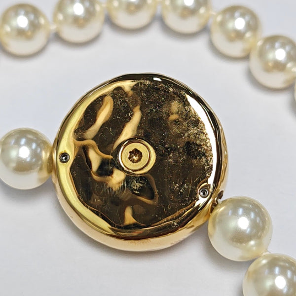 Faux Pearl White Necklace