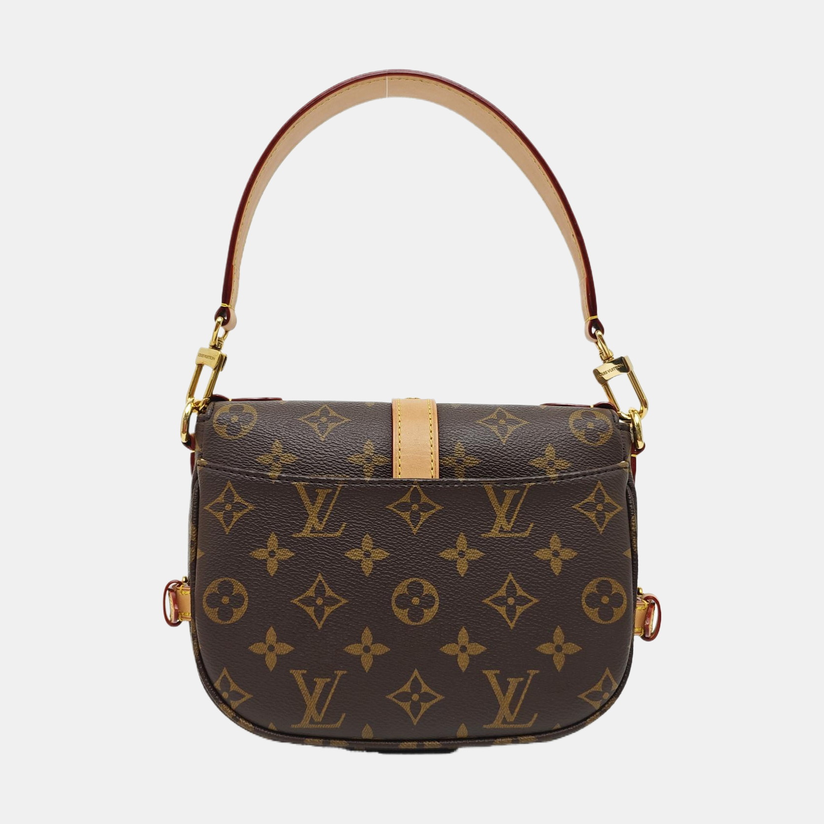 SAUMUR BB Monogram Coated Canvas Brown