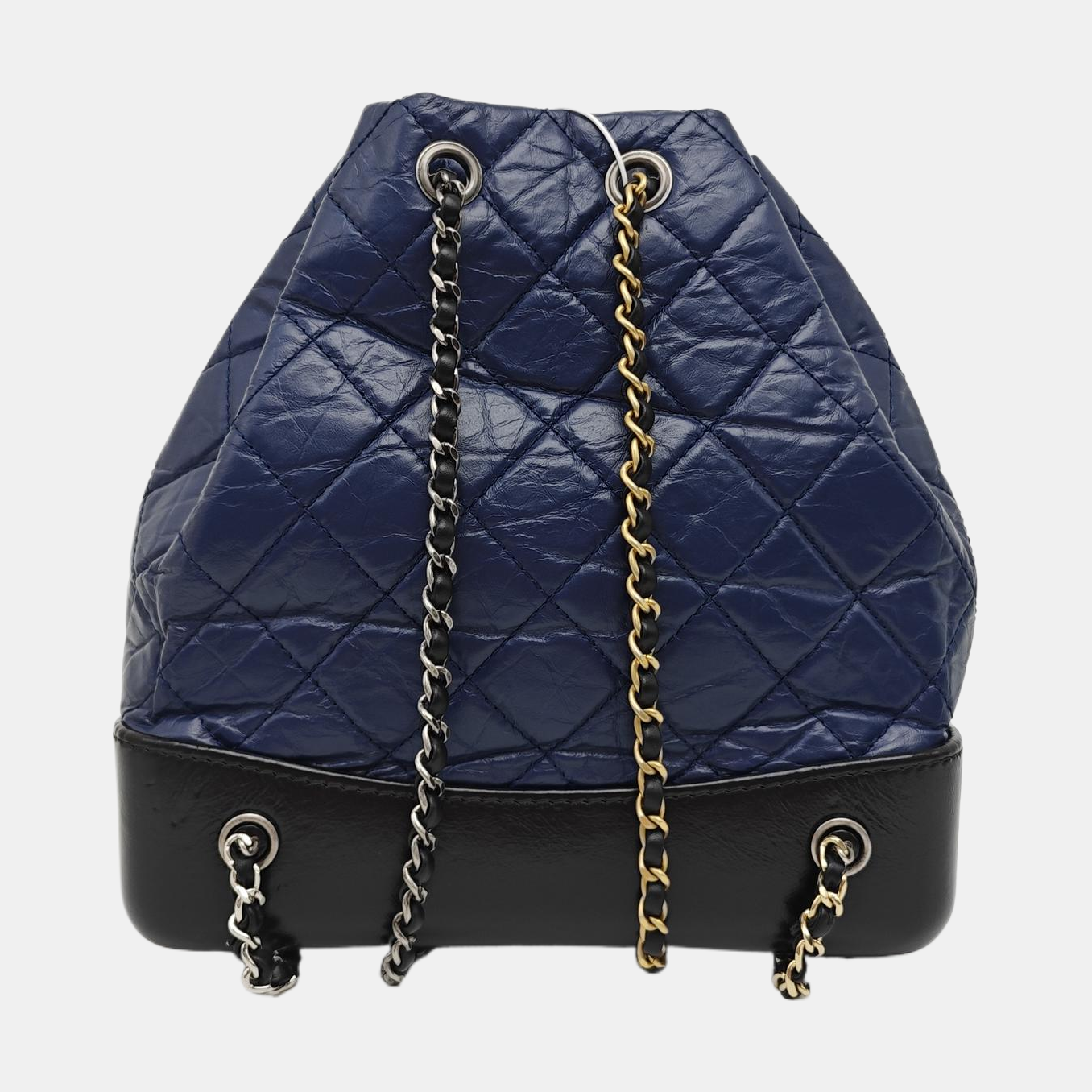GABRIELLE Small Quilted Calfskin Blue