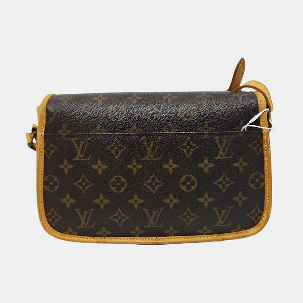 SOLOGNE PM Monogram Coated Canvas Brown