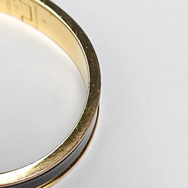 Clic H Metal Gold Bangle