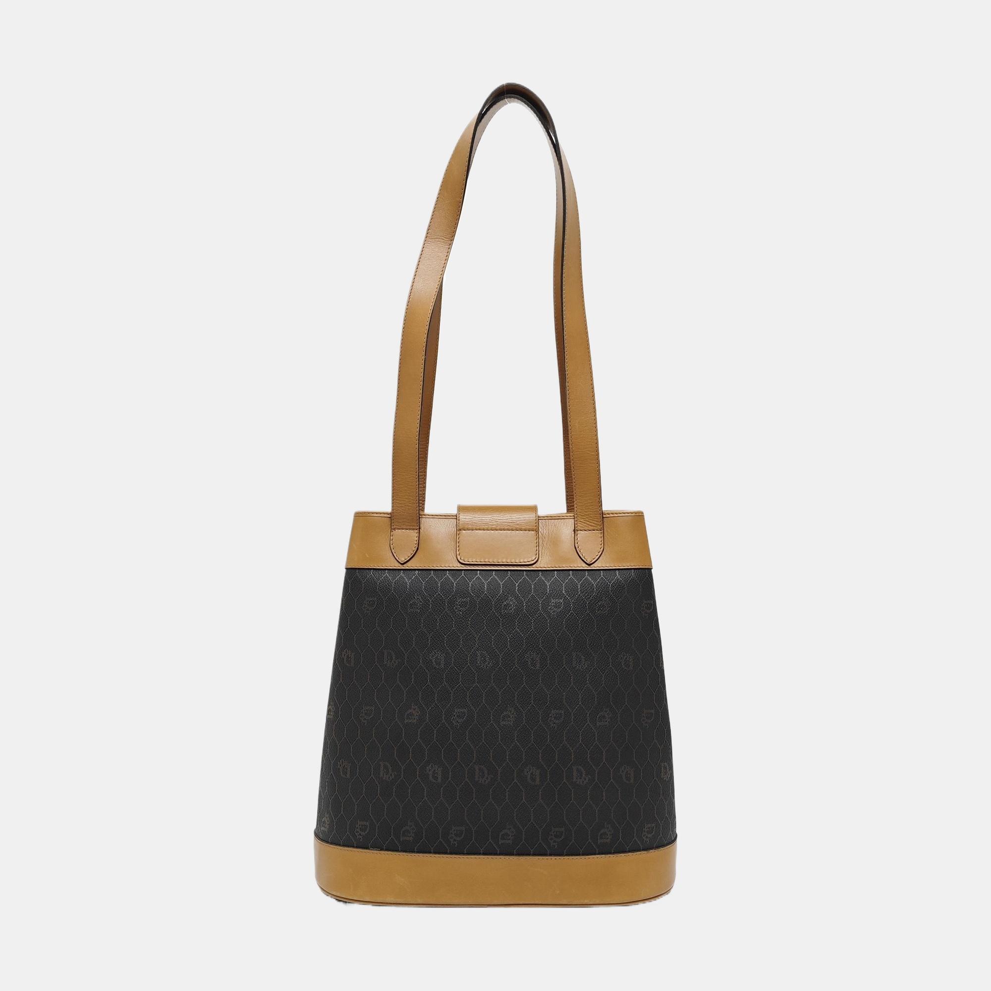 Oblique Coated Canvas Black