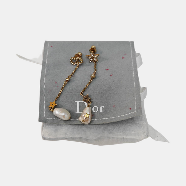 La Petite Tribale Metal Gold Stud Earrings