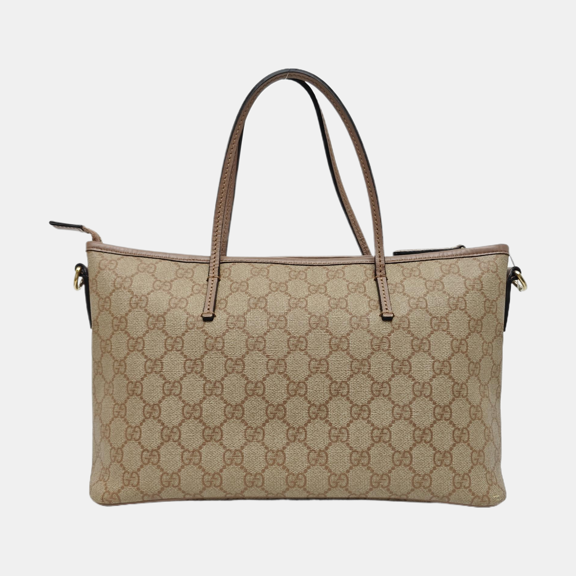 Monogram Coated Canvas Tote Bag Pink