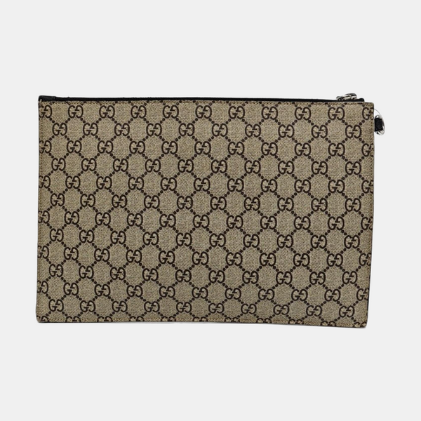 GG Supreme Monogram Coated Canvas Beige