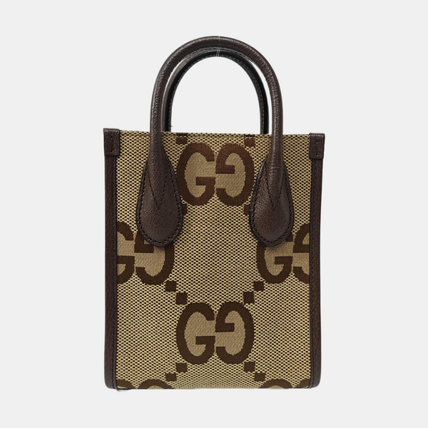 Jumbo Mini Monogram Canvas Beige