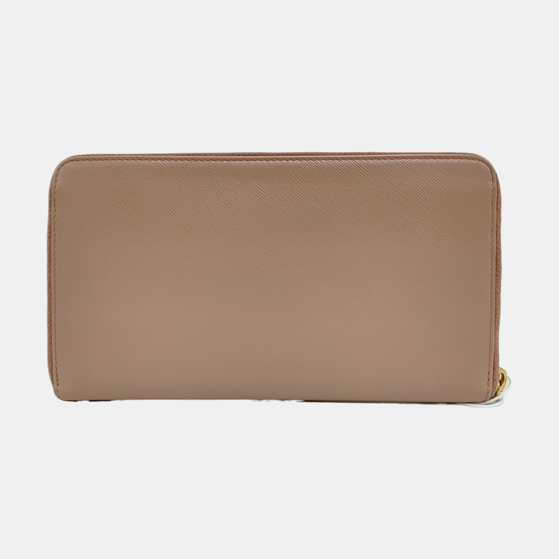 Saffiano Calfskin Wallet Beige