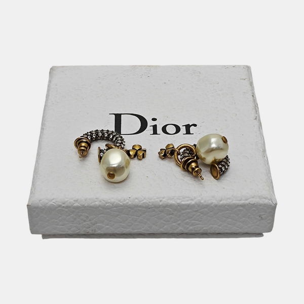 J'adior Metal Gold Earrings