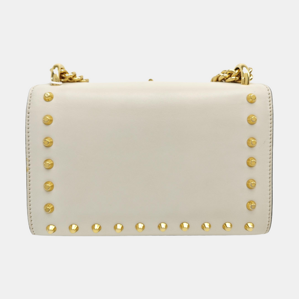 Padlock Small Calfskin White