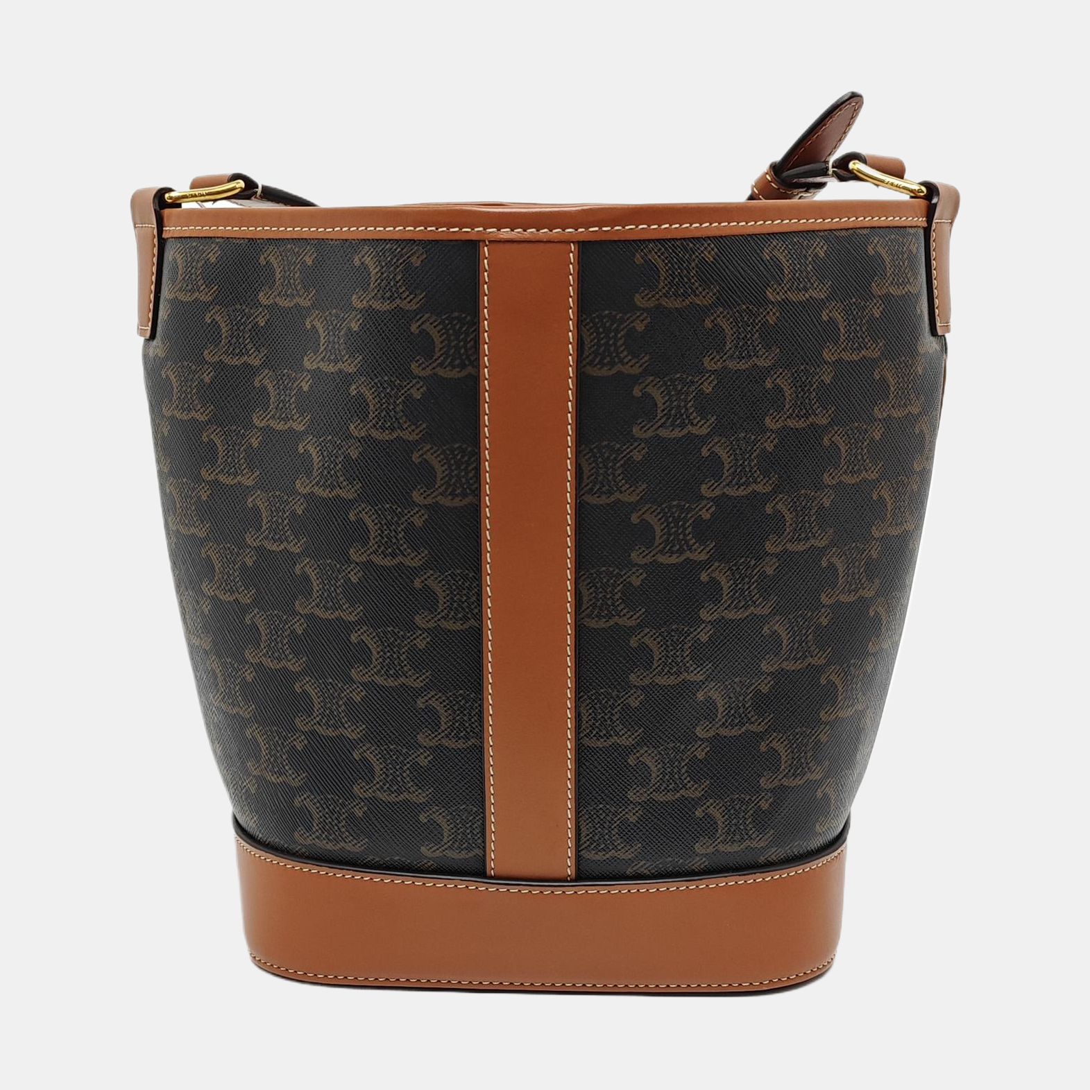 TRIOMPHE CANVAS Small Coated Canvas Brown