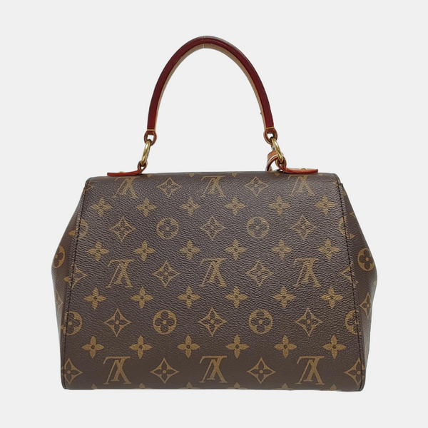 CLUNY PM Monogram Coated Canvas Brown