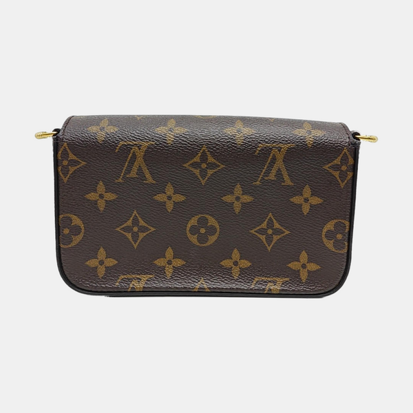 FÉLICIE Monogram Coated Canvas Brown