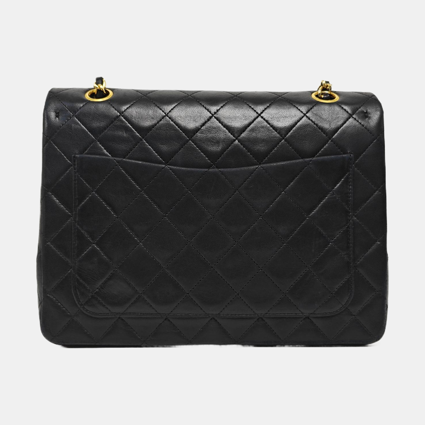 CLASSIC FLAP Medium Quilted Lambskin Black