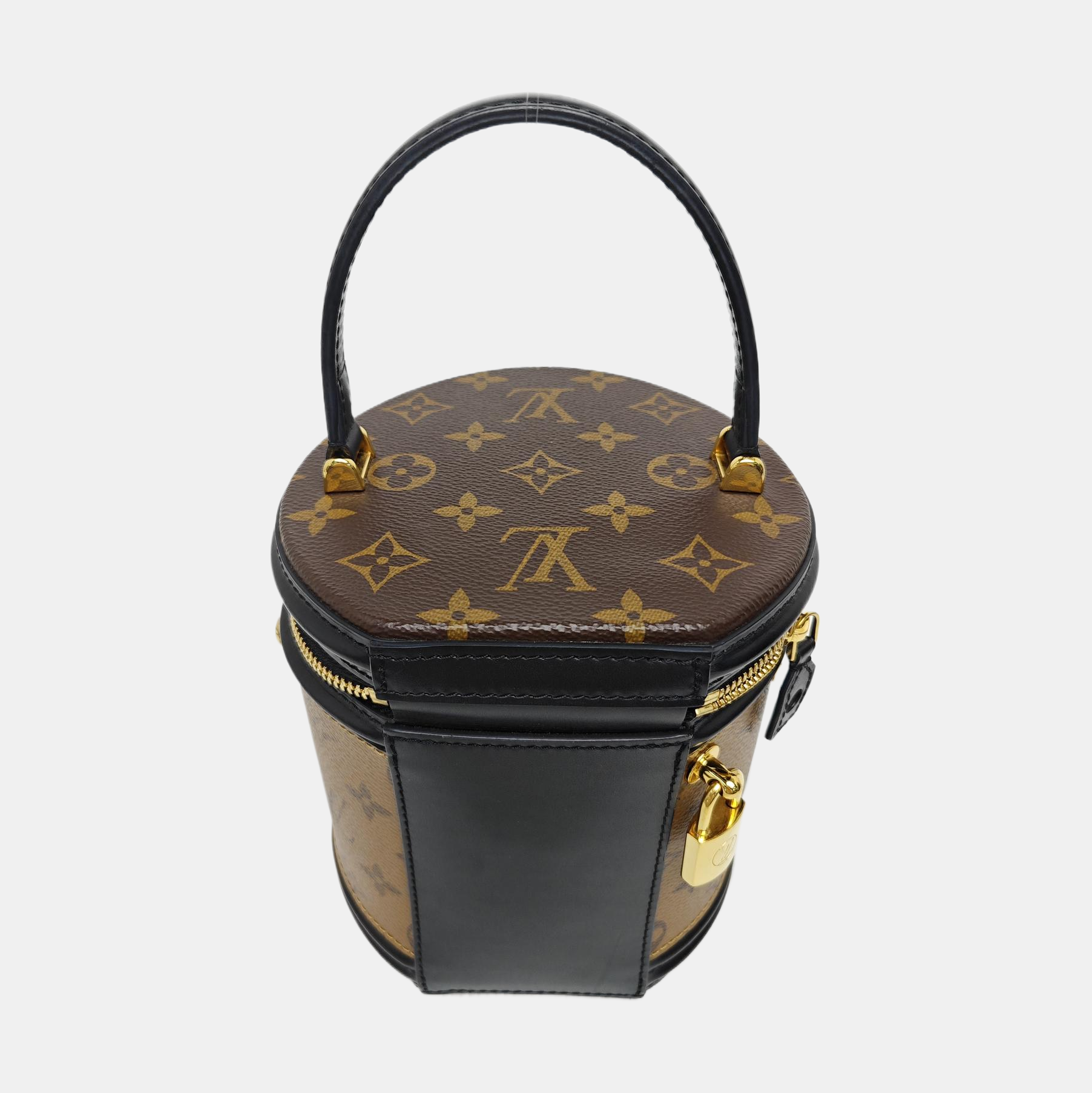 CANNES PM Monogram Coated Canvas Brown