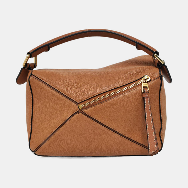 Authenticated pre-owned  Puzzle Small Calfskin Brown - Shoulder Bag at Looply