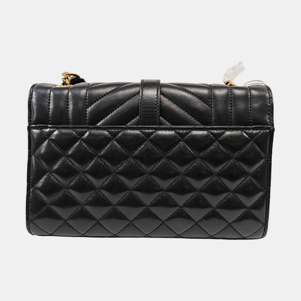 ENVELOPE Small Quilted Lambskin Black