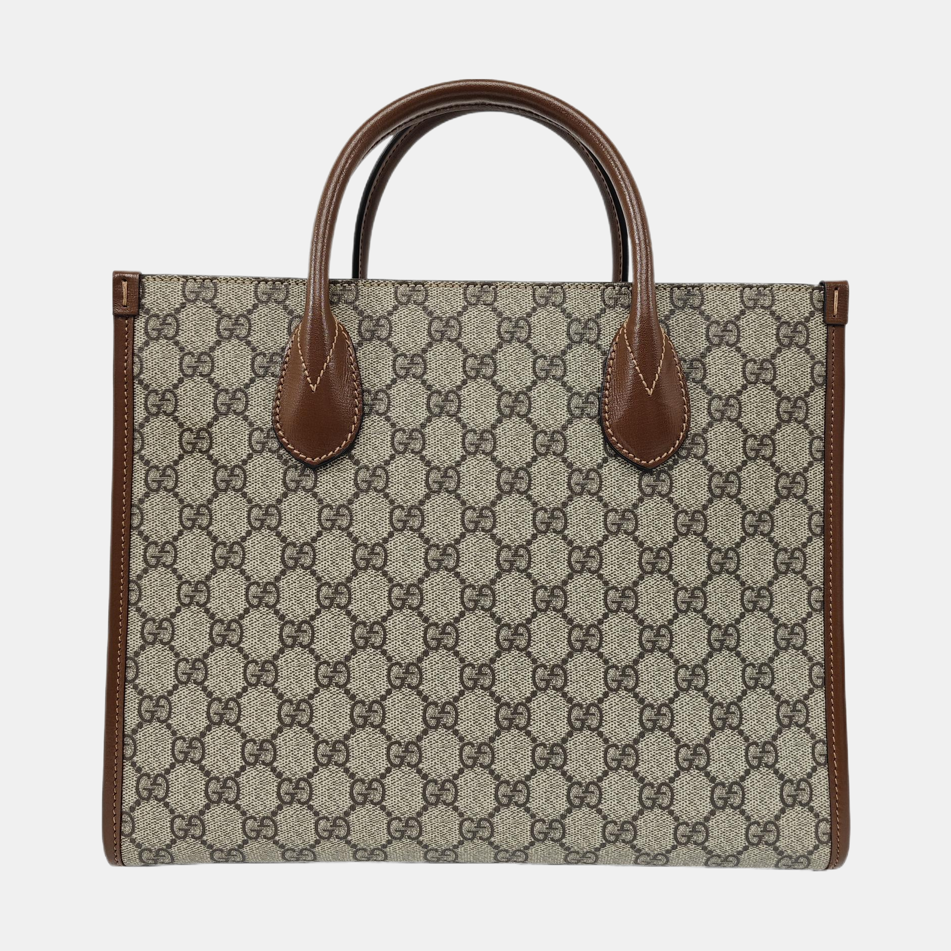 Retro Small Monogram Coated Canvas Brown