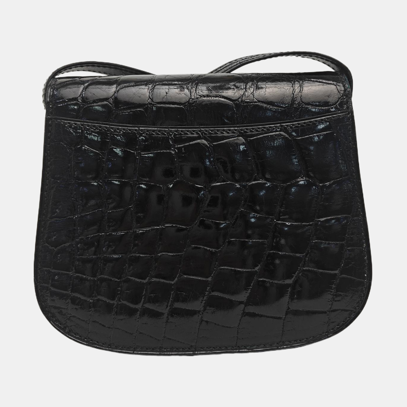 Calfskin Shoulder Bag Black